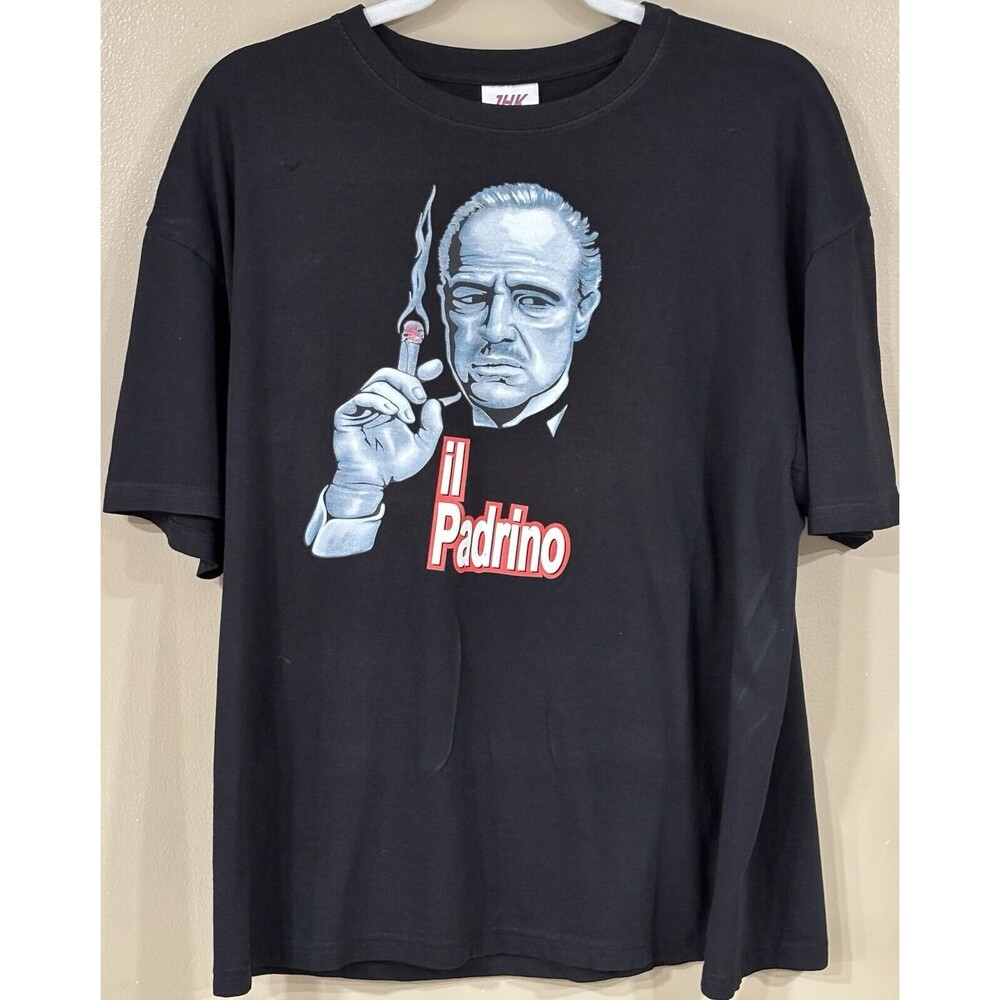 il Padrino Godfather T-Shirt Cigar Men's Size 2XL Black
